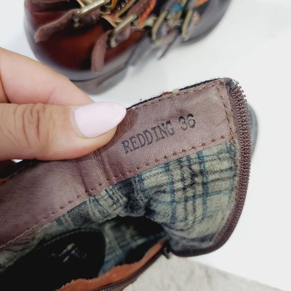 L'artiste Leather Boho Colorful Redding Boots, Size EU 36: US 5.5-6, Heel:2.5” - Picture 11 of 12